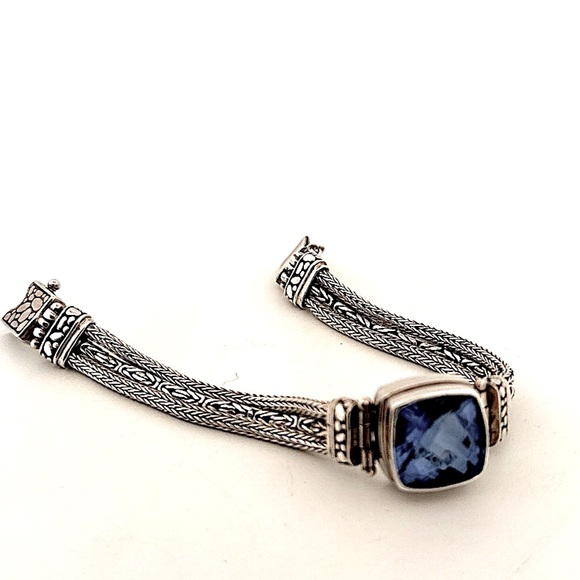 Sarda Jewelry - SARDA 925 Sterling Silver lab created Sapphire bracelet